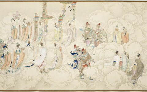 L'officier des eaux, troisième originel (Xiayuan shuiguan tu
下元水官圖), image 8/17