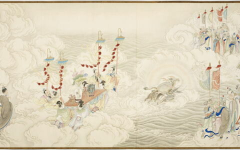 L'officier des eaux, troisième originel (Xiayuan shuiguan tu
下元水官圖), image 9/17