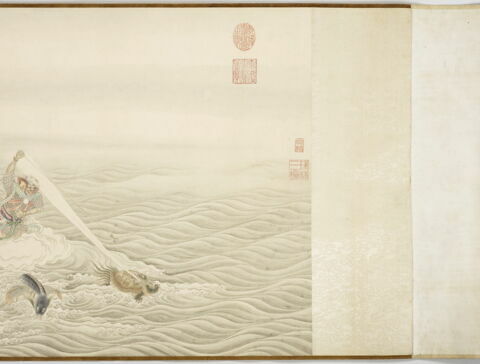 L'officier des eaux, troisième originel (Xiayuan shuiguan tu
下元水官圖), image 16/17