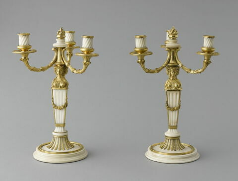 Paire de candélabres à trois branches, image 2/10