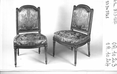 Chaise à la reine, d'une paire (avec OA 10203), image 3/5