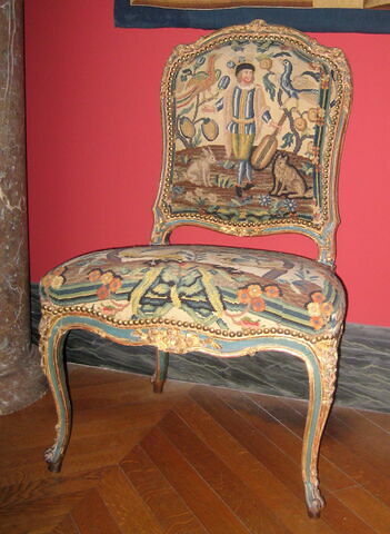 Chaise "à la reine", d'une suite de six (avec le OA 6562, OA 6563, OA 6564, OA 6565 et OA 6566)
