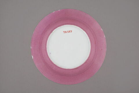 Assiette d'échantillon en porcelaine 