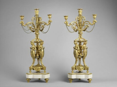 Candélabre à quatre lumières, d'une paire (avec OA  6896 1), image 2/7