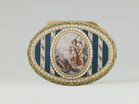 Tabatière ovale., image 2/6