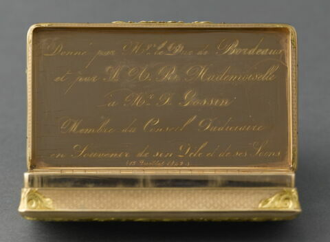 Tabatière en or rectangulaire, image 6/6