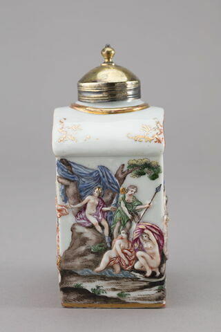 Boîte à thé faisant partie d'un ensemble comprenant également huit tasses et soucoupes (R 980 à 987), image 4/6