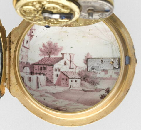 Montre ronde : Hercule et Omphale, image 10/12