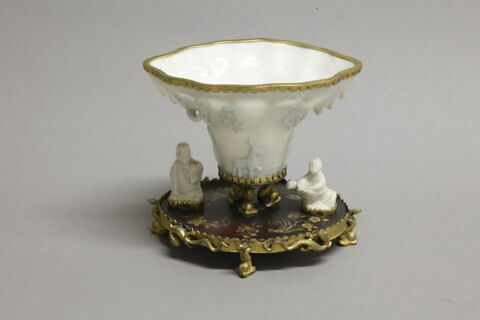 Vase de porcelaine de Chine blanc monté, image 4/4