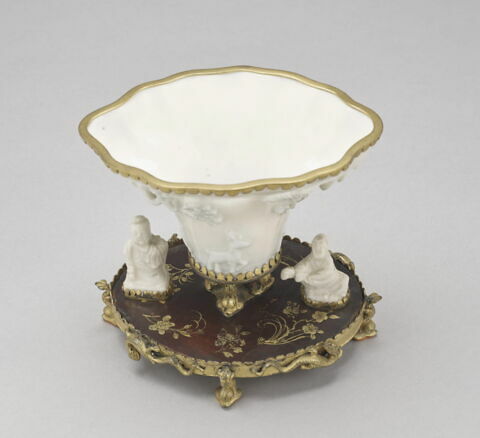Vase de porcelaine de Chine blanc monté, image 3/4