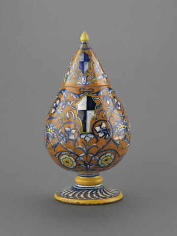 Vase : Armes des Manfredi, seigneurs de Faenza, image 3/14