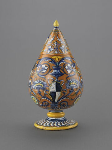 Vase : Armes des Manfredi, seigneurs de Faenza