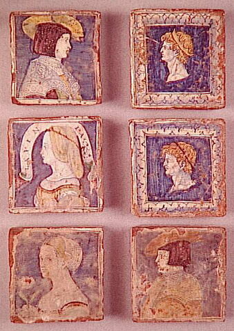 Carreau carré : buste de femme, image 5/5
