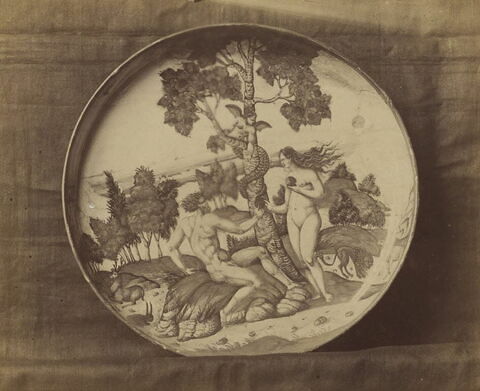 Coupe ronde : Adam et Ève, image 4/4