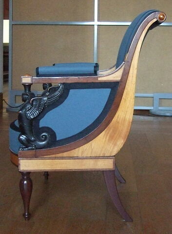 Bergère du salon de Madame Récamier (OA 11384 à 11391), d'une paire avec OA 11386, image 4/8