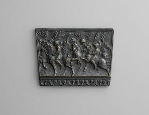 Plaquette : scène de triomphe à l'antique