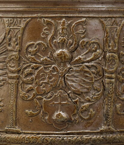 Cruche : Armes de l'Empereur et de cinq princes-électeurs, image 5/17