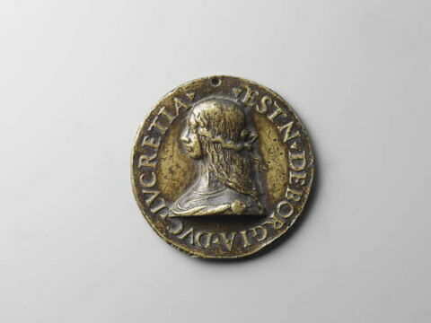 Médaille à l'effigie de Lucrèce Borgia (1480-1512)