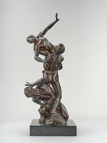 Groupe sculpté : Enlèvement de la Sabine