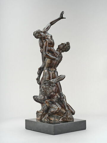 Groupe sculpté : Enlèvement de la Sabine, image 2/6