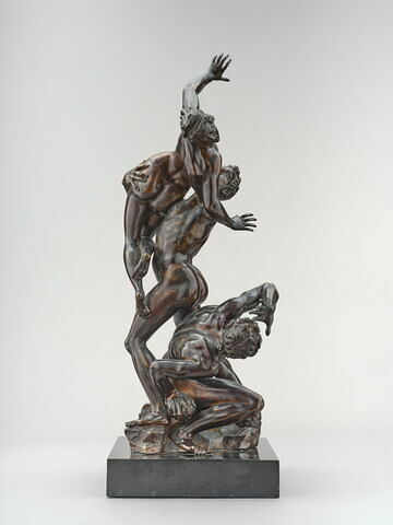 Groupe sculpté : Enlèvement de la Sabine, image 3/6