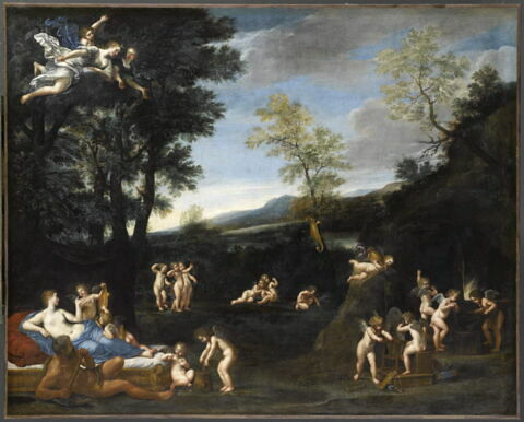 Le Repos de Vénus et de Vulcain ou Le Feu, d'une tenture des Dieux, image 4/4