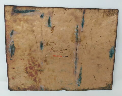 Plaque : La Naissance de la Vierge, d'une série de deux sur la Vie de la Vierge (MR 2537), image 2/2