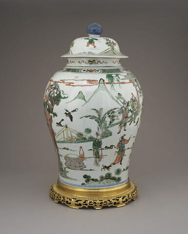 Vase balustre à décor de scènes de cour, image 4/4