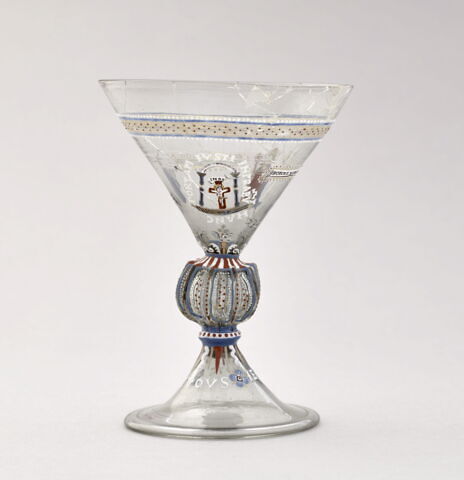 Verre à jambe et à noeud, image 2/11