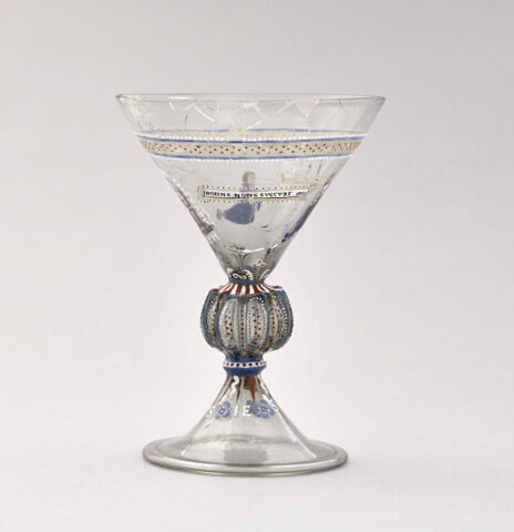 Verre à jambe et à noeud, image 3/11