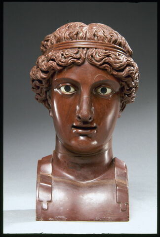 Buste d'Apollon couronné de bandelettes, image 6/10
