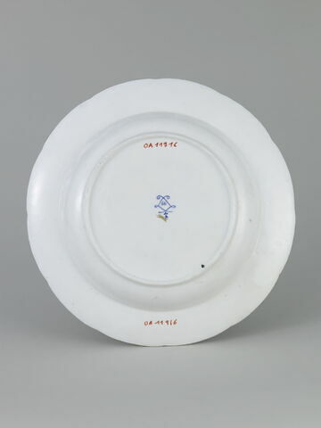 Assiette à potage du service de l'archiduc Ferdinand d'Autriche (1754-1806), duc de Modène, image 2/3