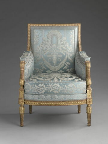 Bergère, d'une paire, salon de compagnie de Madame Elisabeth à Montreuil, image 2/3