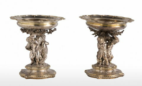 Coupe d'un ensemble de quatre (OA 12519 1 à OA 12519 4) du surtout de table du duc de Luynes (1802-1867), image 5/15