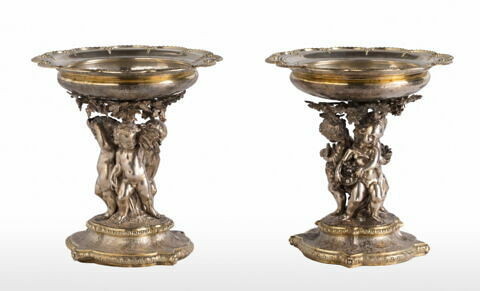 Coupe d'un ensemble de quatre (OA 12519 1 à OA 12519 4) du surtout de table du duc de Luynes (1802-1867), image 14/15