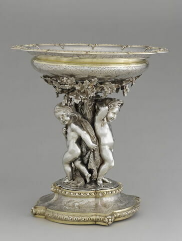 Coupe d'un ensemble de quatre (OA 12519 1 à OA 12519 4) du surtout de table du duc de Luynes (1802-1867), image 7/15