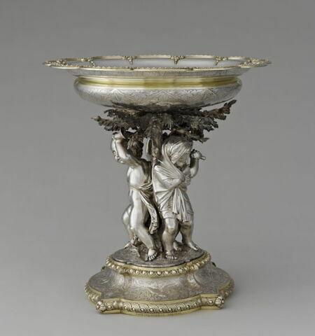 Coupe d'un ensemble de quatre (OA 12519 1 à OA 12519 4) du surtout de table du duc de Luynes (1802-1867), image 7/18