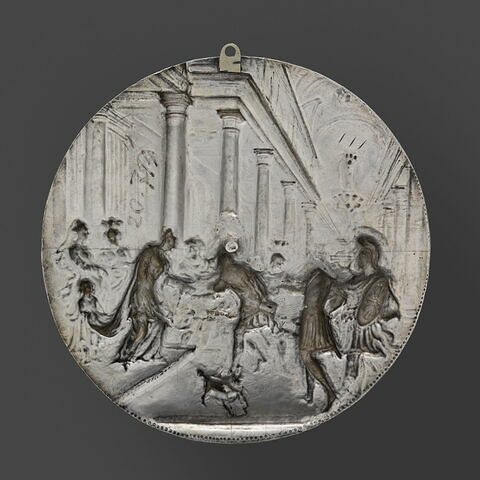 Plaque : Enée vient se présenter à Didon, reine de Carthage, image 2/3
