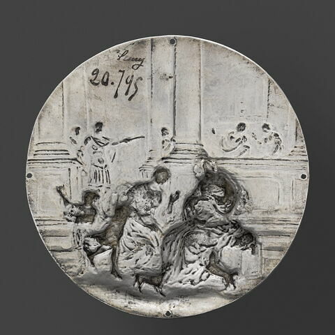 Plaque : Didon abandonnée par Enée se lamente, image 3/4