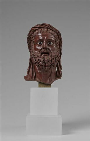 Statuette : tête d'Hercule