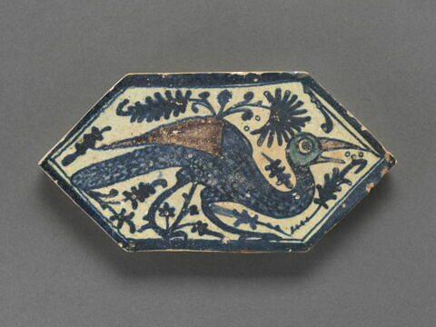 Carreau hexagonal : oiseau