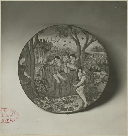 Fond de plat : la naissance d'Adonis, image 4/4