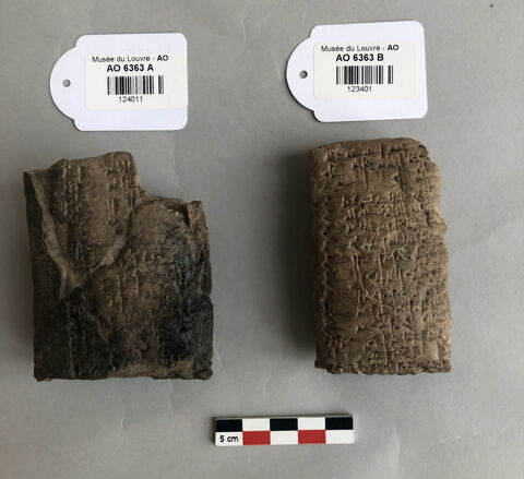 enveloppe de tablette ; fragment ; scellement, image 3/5