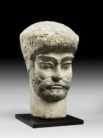 tête funéraire ; statue ;, image 5/7
