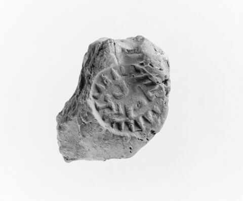 bulle de scellement ; fragment, image 3/3