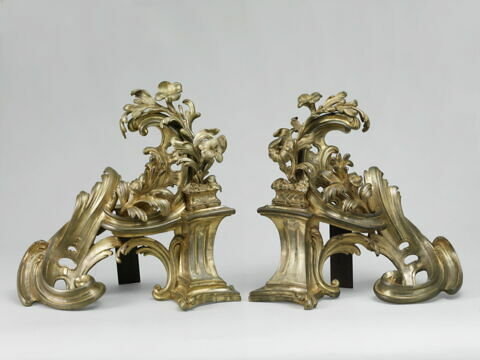 Chenet, d'une paire (avec OA 12378 2)