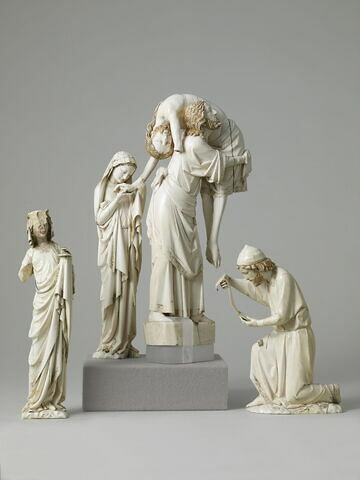 Groupe de la Descente de croix : le Christ et Joseph d'Arimathie, image 11/13