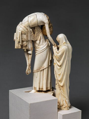 Groupe de la Descente de croix : le Christ et Joseph d'Arimathie, image 5/13