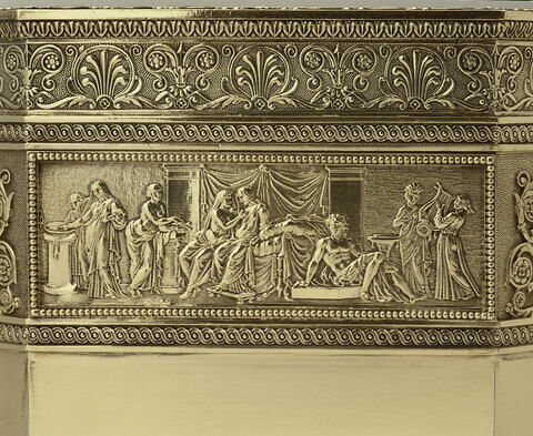 Boîte à thé octogonale du service à thé de Napoléon Ier et de Marie-Louise, image 2/2