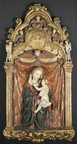 Vierge et l'Enfant dans un tabernacle